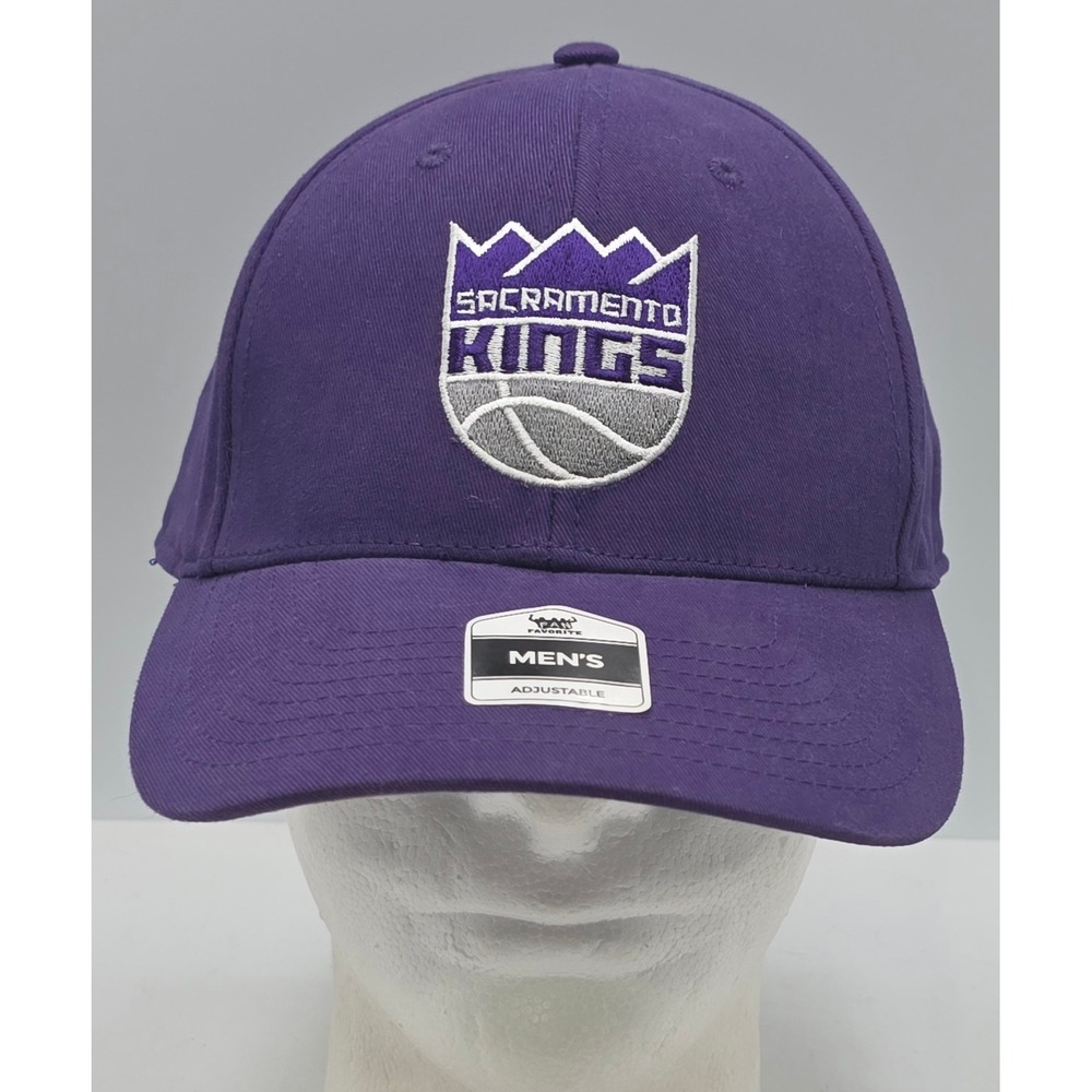 Fan Favorite Sacramento Kings Strapback Hat Purple NBA Baseball Cap